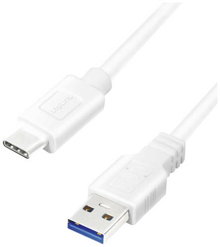 LogiLink USB-Kabel USB 3.2 Gen1 USB-A Stecker, USB-C Stecker 3.00m CU0177