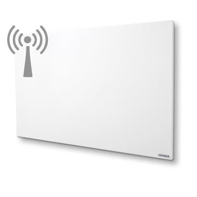 VASNER Infrarotheizung "Citara M RX 700 W", weiß, B/H/T: 90cm x 60cm x 2,5cm, 700 W, rechts, Heizkörper, Metall Heizpaneel weiß mit Funkempfänger