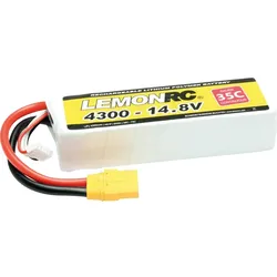 LRC 4S 4300 - LiPo Akku LEMONRC 4300 - 14.8V (35C)