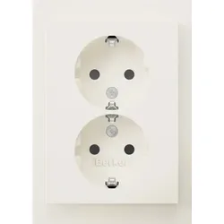 Berker Doppelsteckdose SCHUKO K.1 polarweiß glänz. 47597009