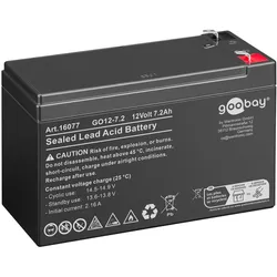 Goobay Blei Akku GO12-7.2 7200 mAh, 12 V (Gerätespezifisch, 7200 mAh), Batterien + Akkus