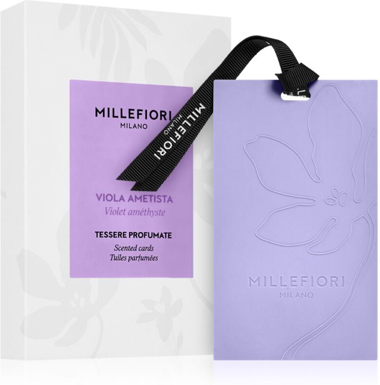 Millefiori Milano Laundry Viola Ametista Carte parfumée 3 pcs