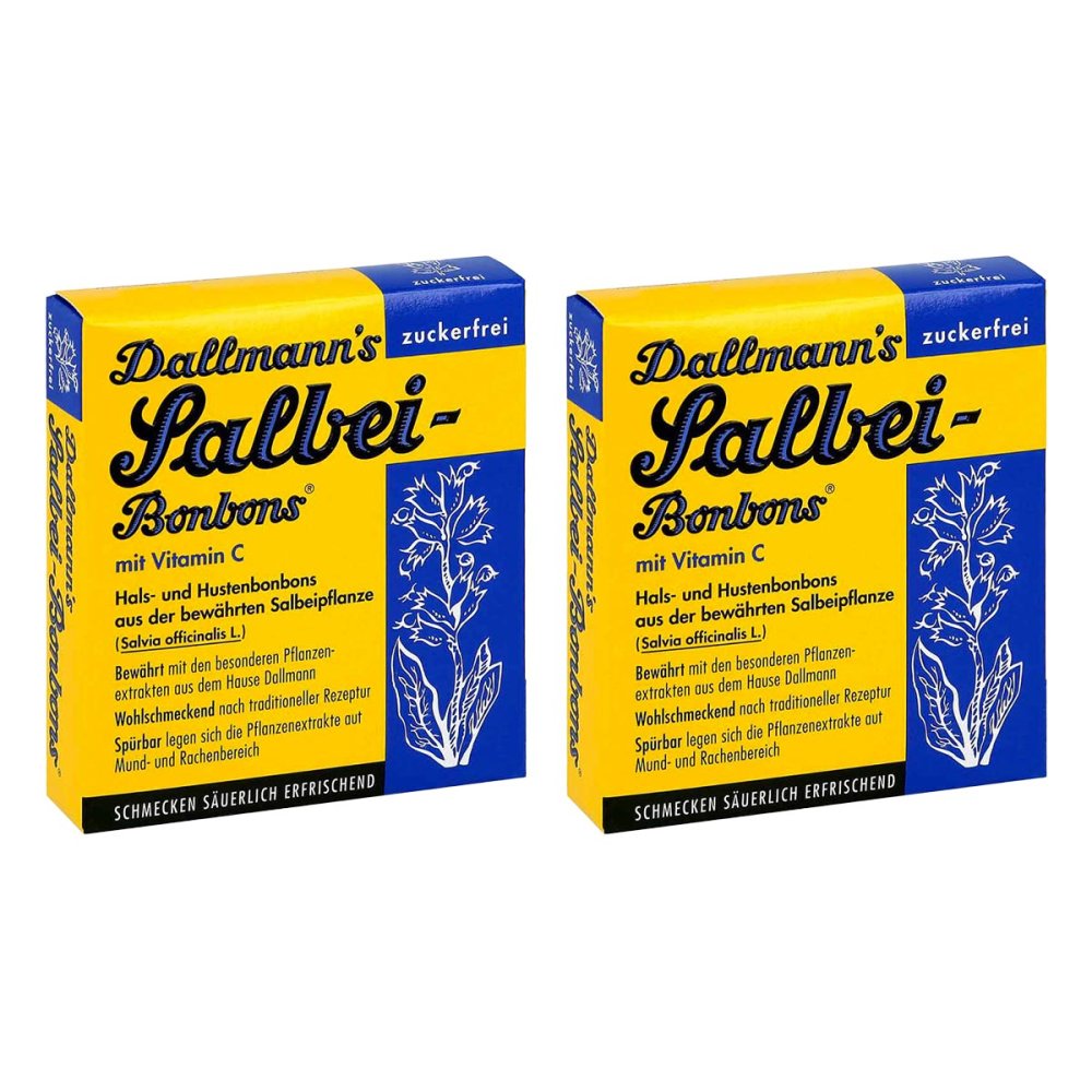Dallmann's Pharma Candy GmbH Dallmann's Salbei Bonbons zuckerfrei 08106125