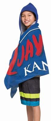 NCAA Kansas Juvy Hooded Towel - 21x51