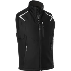 KÜBLER BODYFORCE Softshell Weste schwarz 4XL - 7125 5375-99-4XL - schwarz