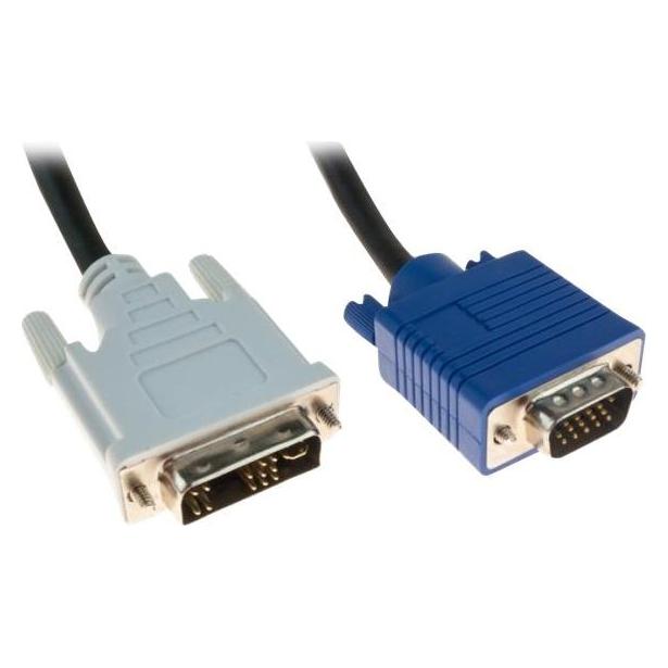Exertis Connect DVI-A Monitorkabel, analog, 12+5pol DVI-A St./15pol HD D-Sub St., 10,0 m Zum Anschluss von DVI-Monit (10 m) (127731)