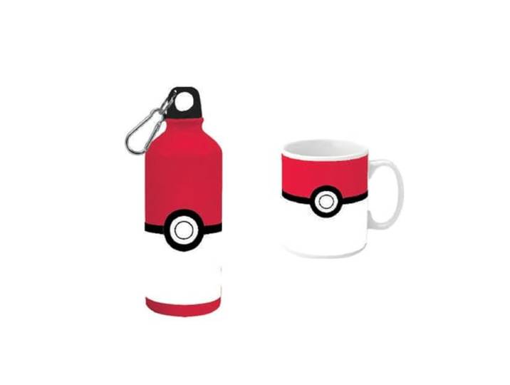 KIDS LICENSING Cup en aluminium drinkfles-set 500 ml, Pokémon