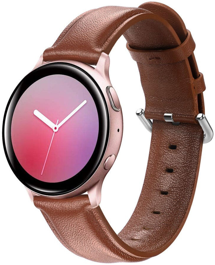 INCOVER Universal Smartwatch Læder Rem (20mm) - Brun