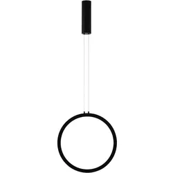 Nova Luce, Pendelleuchte, CHANGE LED Pendelleuchte Schwarz 26W Warmweiss 150x39,5cm dimmbar 9070165 (700 lm)