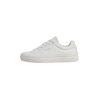 Trainingsschuh PEPE JEANS "Trainer CAMDEN HISS W", Damen, Gr. 28, factory weiß, 100% Polyurethan, Schuhe