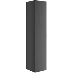KEUCO EDITION 11 ART Hochschrank, 1-türig, Anschlag links, 400x1800x360mm, elektrik, 32553540401, Korpus/Front: Smoke Lack Seidenmatt / Smoke Lack Seidenmatt