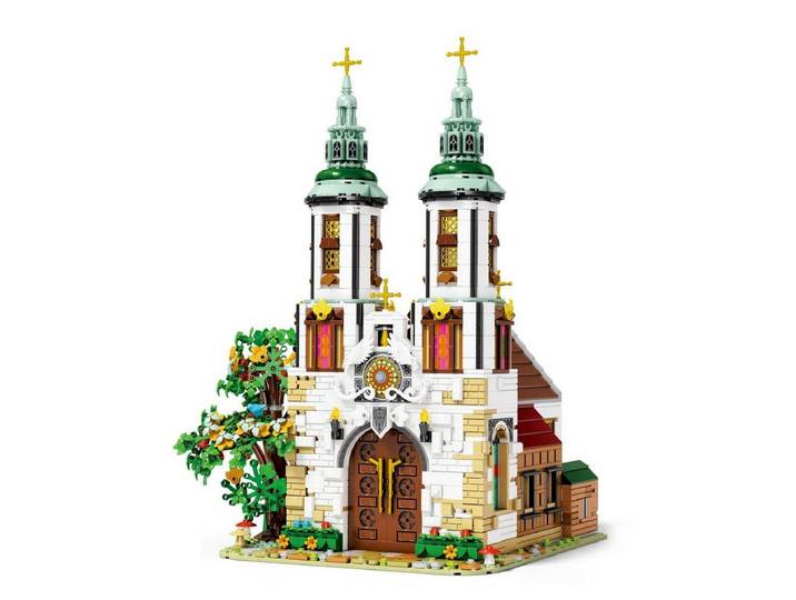 Reobrix Reobrix 66023 St. Andrew’s Church Klemmbaustein Kirche 3306 Teile Spielbausteine