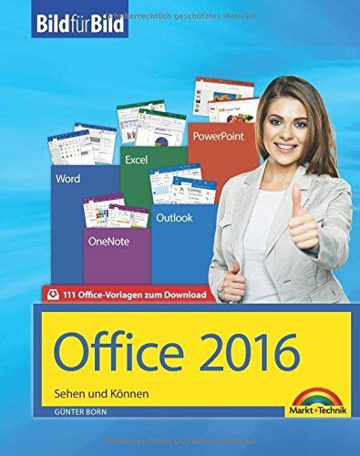 Günter Born - Office 2016 Bild für Bild: Sehen und Können. Für Word, Excel, Outlook, PowerPoint - Eine leicht verständliche Anleitung in Bildern. Komplett in Farbe. - Preis vom 30.09.2026 09:01:18 h