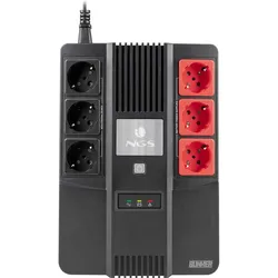 NGS Fortress Bunker Standby (Offline) 0,6 kVA 350 W 6 AC-Ausgänge (350 W), USV