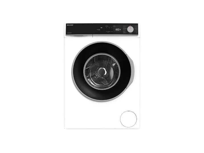 SHARP Waschmaschine ES-NFA814BW1NA-CH Links , Energieeffizienz: A, weiss (weiß), B:59,7cm H:84,5cm T:52,7cm, Waschmaschinen, Waschmaschine