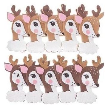 DP Craft 3D-Aufkleber mit Bambi-Schaumstoffen, 10 Stück (10 Sticker) (47596614)
