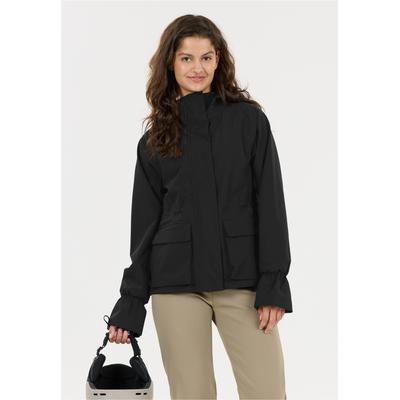 Outdoorjacke ATHLECIA "Carlile", Damen, Gr. 40, schwarz, 100% Polyester, unifarben, normal, ohne Ausschnitt, Jacken Outdoorjacke, in atmungsaktiver Qualität