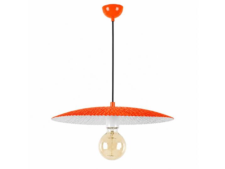 Lampe suspendue en métal Soleil - 39 x 39 cm - Orange