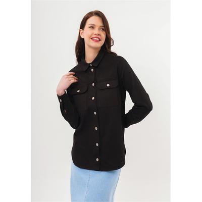 Outdoorjacke FRESHLIONS "Lidia", Damen, Gr. S, schwarz, 100% Baumwolle, unifarben, lang, Jacken Outdoorjacke, im klassischen Design