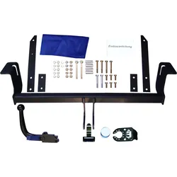 Brink Anhängerkupplung abnehmbar inkl. TowTec E-Satz 13polig universal - DAIHATSU SIRION