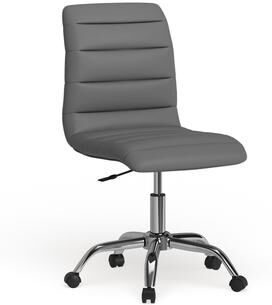 Modway Ripple Armless Mid Back Vinyl Office Chair