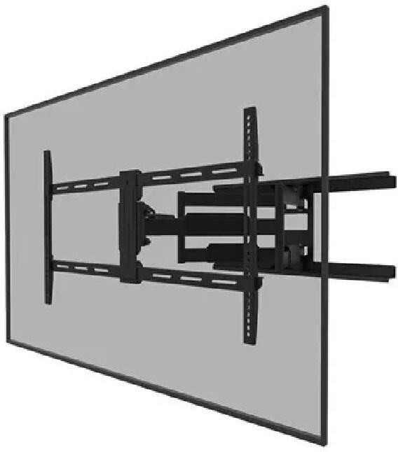 Neomounts WL40-550BL18 Un support mural orientable pour écrans plats de 43 à 75 pouces.