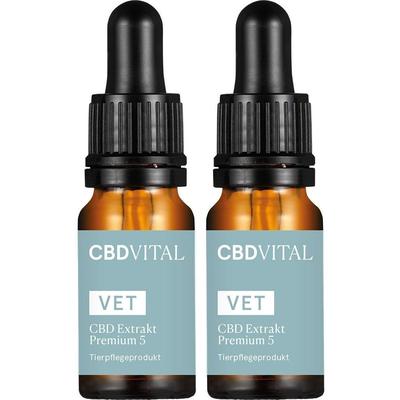 VET CBD ExT PR 5% VIT x2 2x10 ml Tropfen