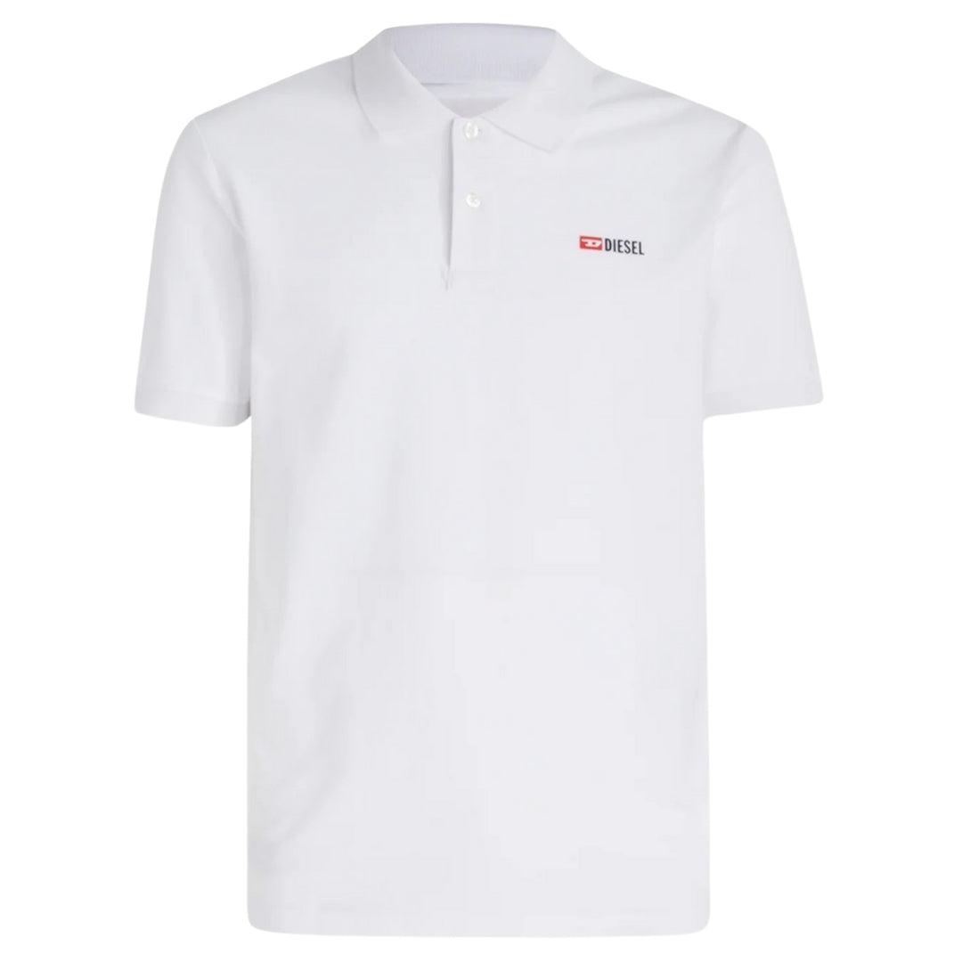 Diesel T-Smith-Div wit poloshirt