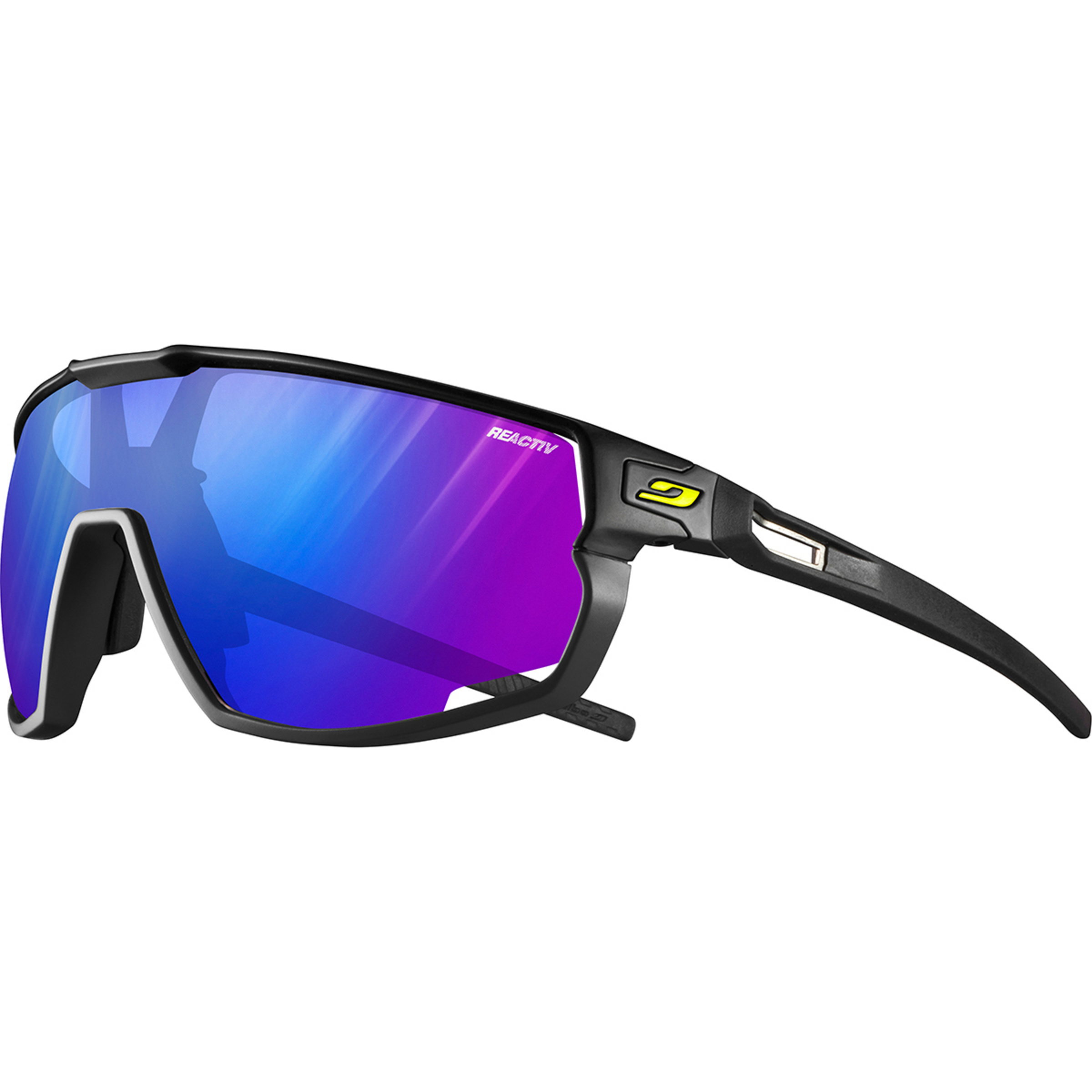 Julbo Rush Reactiv Performance 1-3 Sportbrille Sportbrillen & Sportsonnenbrillen schwarz Camping