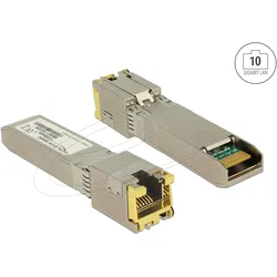 Delock SFP+-Transceiver-Modul, Transceiver, Silber