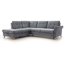 sit & more Ecksofa Göteborg Stoff Grau Stone