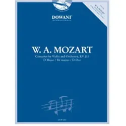 Konzert D-Dur KV211 (+CD) Klaierauszug und Orchester- begleitung in 3 Tempi, Schulbücher