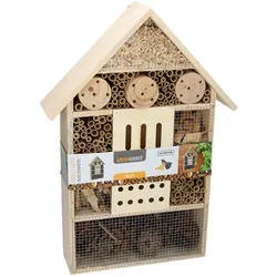 ProGarden, Insektenhotel, XL Insektenhotel, 51 x 35 x 10 cm, Nistkasten aus Naturhölzern und Zapfen für Bienen, Schmetterlinge (Marienkäfer, Schmetterlinge, Wildbienen)