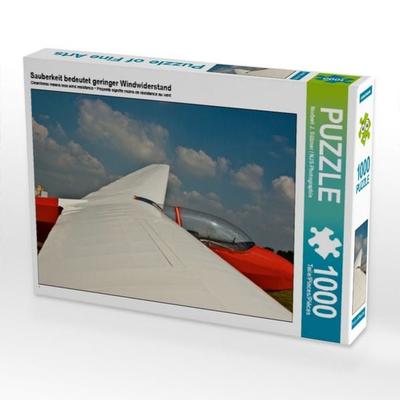 CALVENDO Puzzle Sauberkeit bedeutet geringer Windwiderstand | 1000 Teile Lege-Größe 64x48cm Foto-Puzzle für glückliche Stunden
