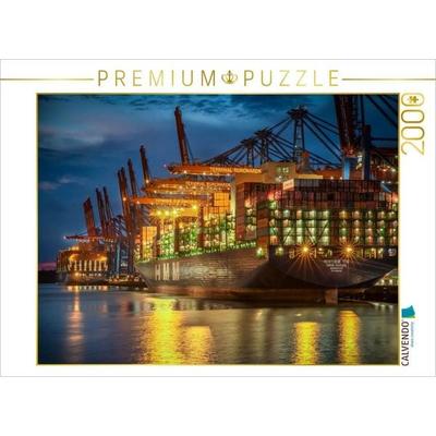 CALVENDO Puzzle Containerschiff HMM Garam, Monrovia | 2000 Teile Lege-Größe 90 × 67 cm Foto-Puzzle für glückliche Stunden