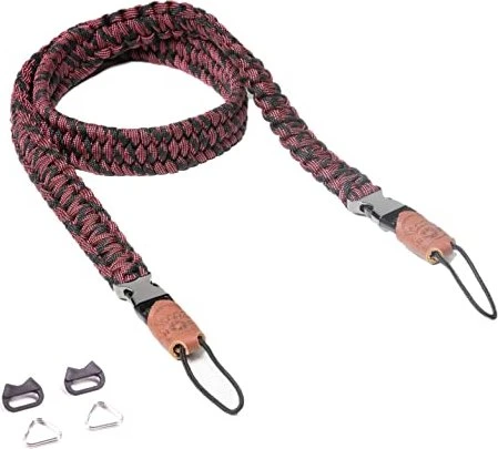 C-Rope Kameragurt Traveler aus Paracord 100cm Red Dots retail