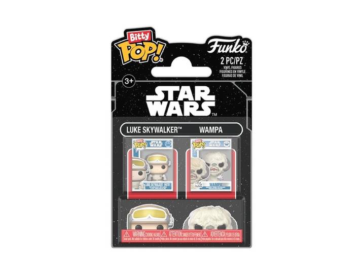 Bitty POP: Star Wars, épisode V : L'Empire contre-attaque 2pack- Luke & Wampa
