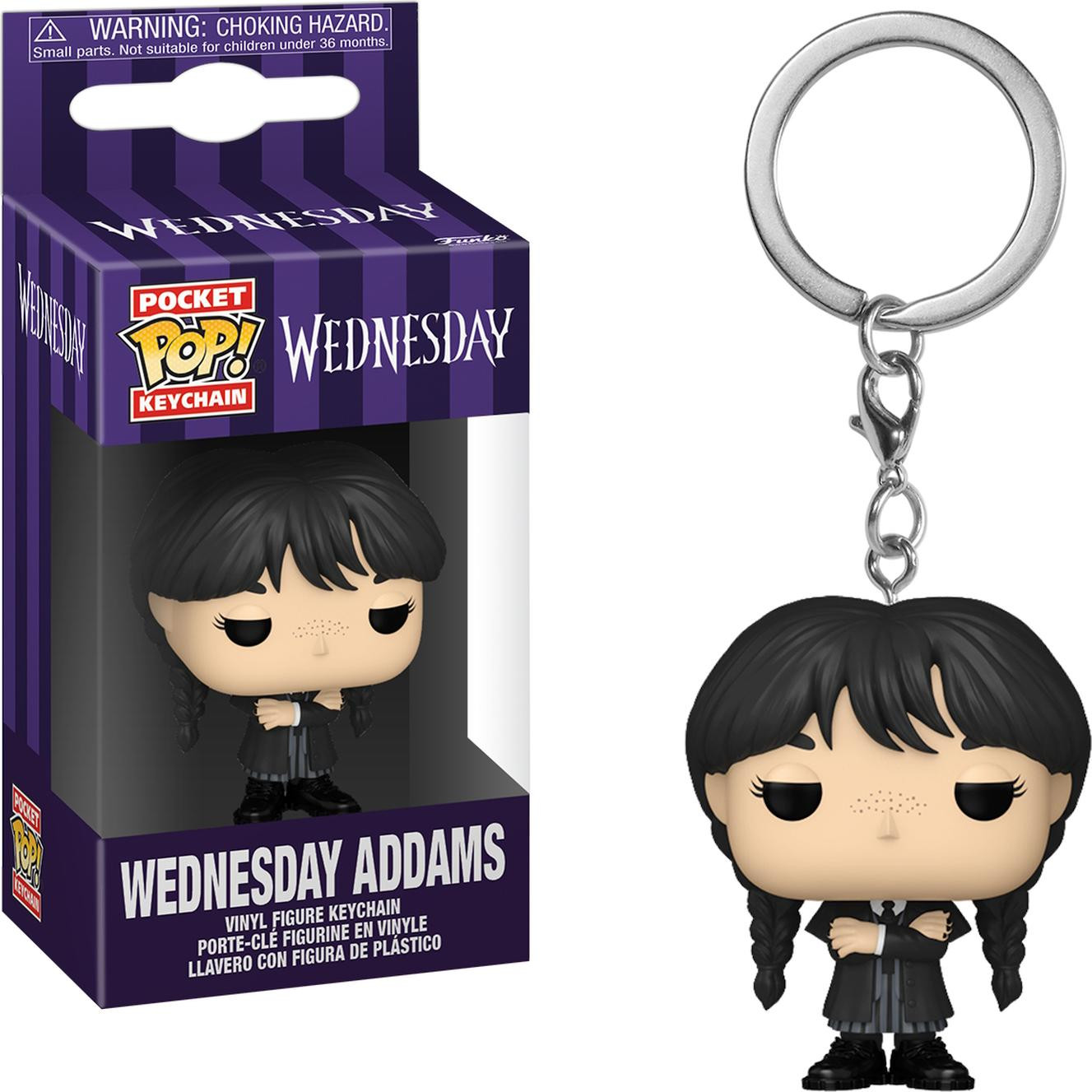 Funko Pocket POP! Woensdag Addams sleutelhanger