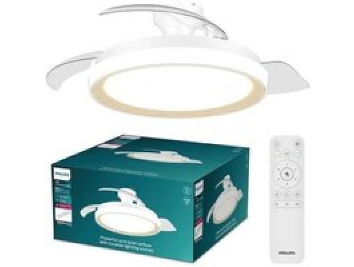 Ventilador de techo Philips Bliss 106 cm LED regulable dorado mando
