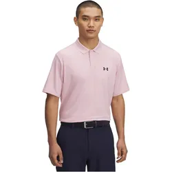 UNDER ARMOUR Performance 3.0 Golf-Poloshirt Herren 647 - prime pink/midnight navy M