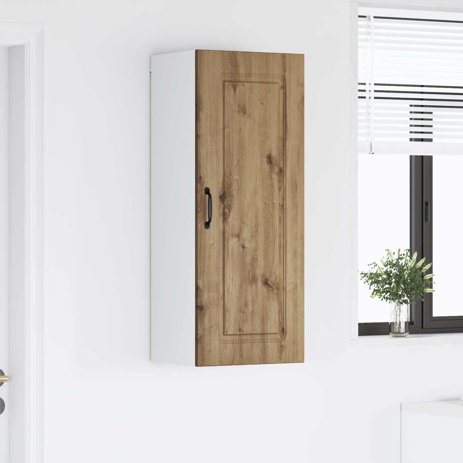 vidaXL Panneau de lave-vaisselle Kalmar Chêne artisanal