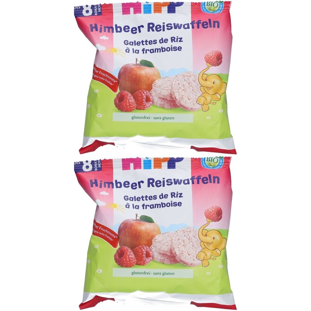 Hipp Reiswaffeln mit Himbeergeschmack ab 10 Monaten x2 2x30 g Sonstige