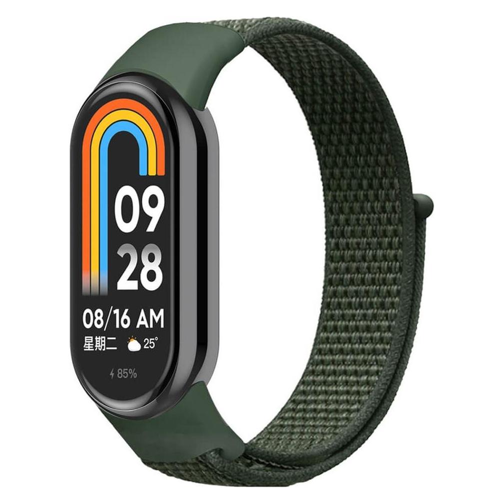 Cover-Discount Xiaomi Smart Band 9 / 8 - Nylon Stoff Band flexibel mit Klett (Nylon) (53740930)