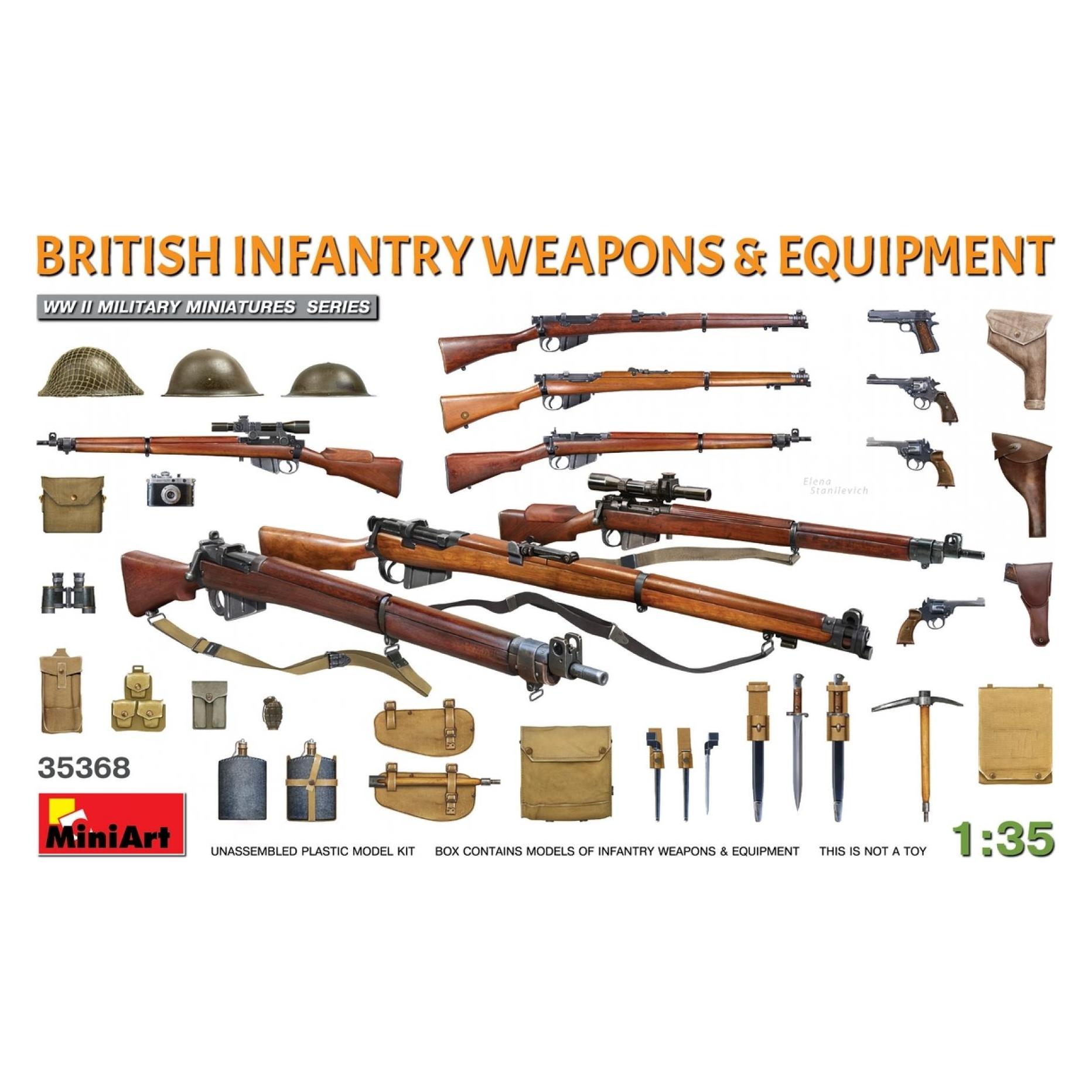 Mini art British Infantry Weapons & Equipment (35368)
