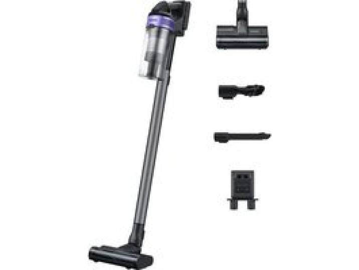 SAMSUNG Jet 75E Turbo VS20B75B1R4 - Aspirateur Balai - Puissance 200 AW - 60 minutes d’autonomie - Station de chargement 2-en-1