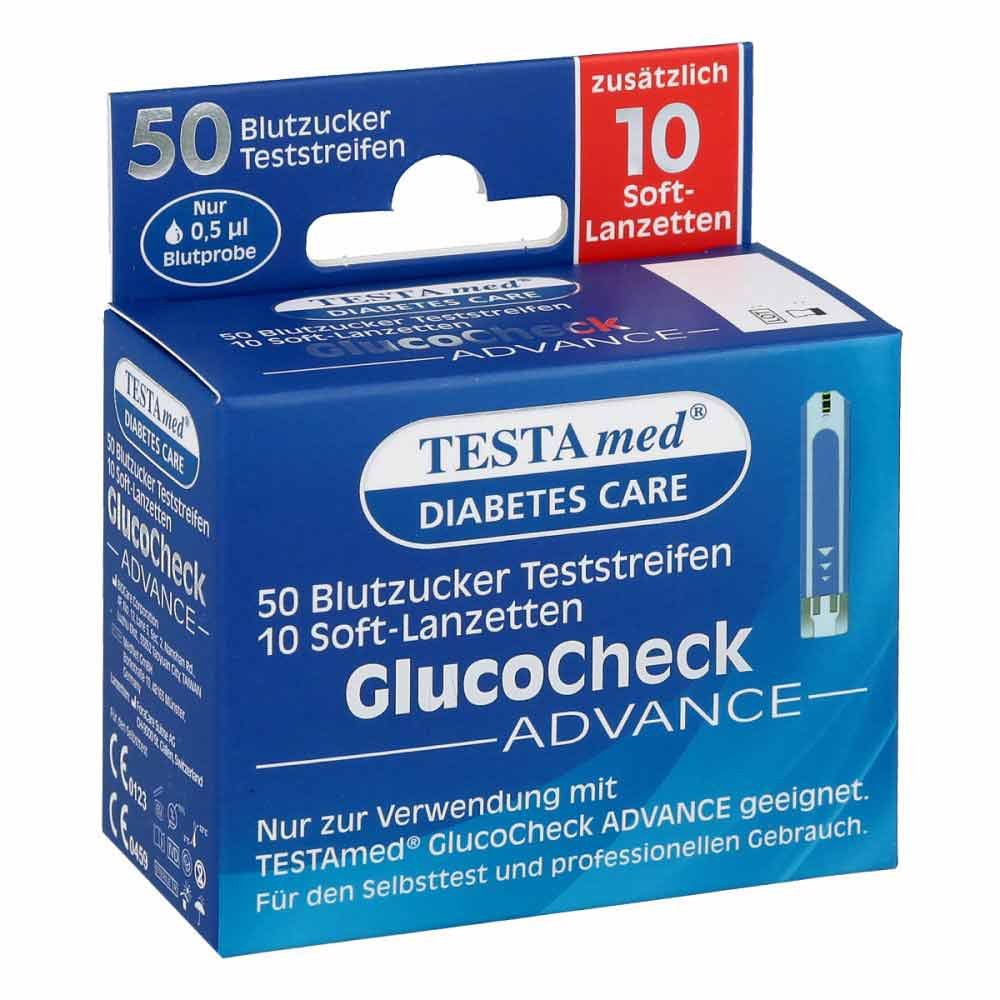 Sebapharma GmbH & Co.KG Testamed Glucocheck Advance Teststreif.m.10 Lanz. 13331394