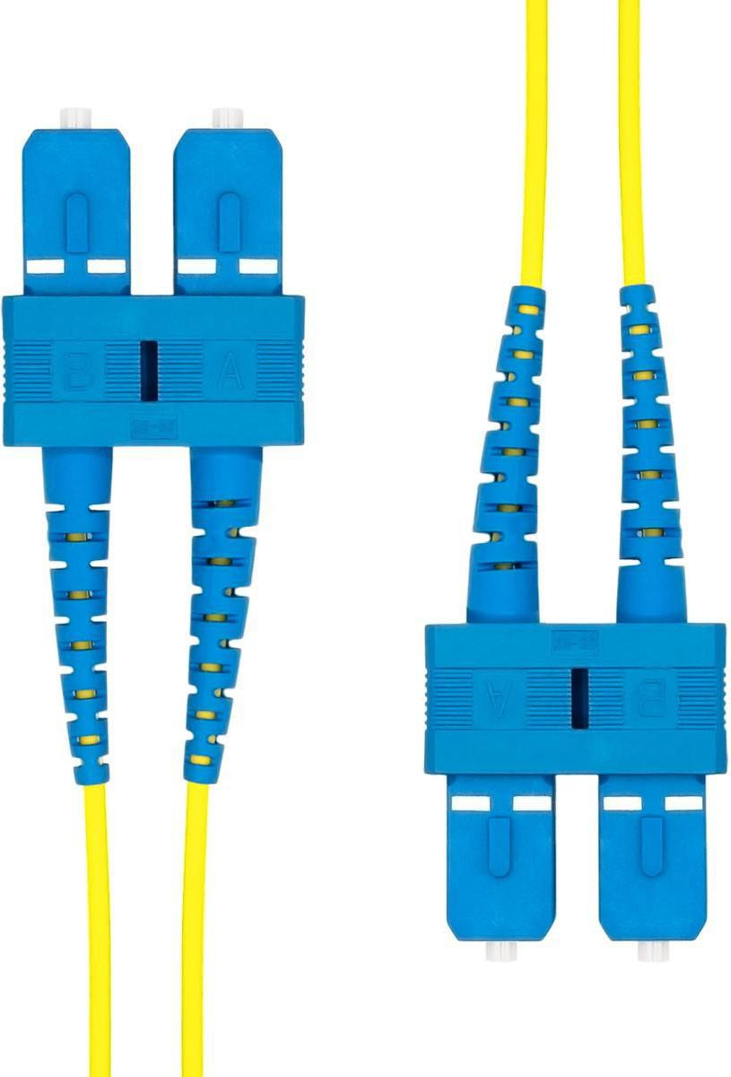 ProXtend Glasvezelkabel SC-SC UPC OS2 dubbelkern 10 meter model FO-SCSCOS2D-010