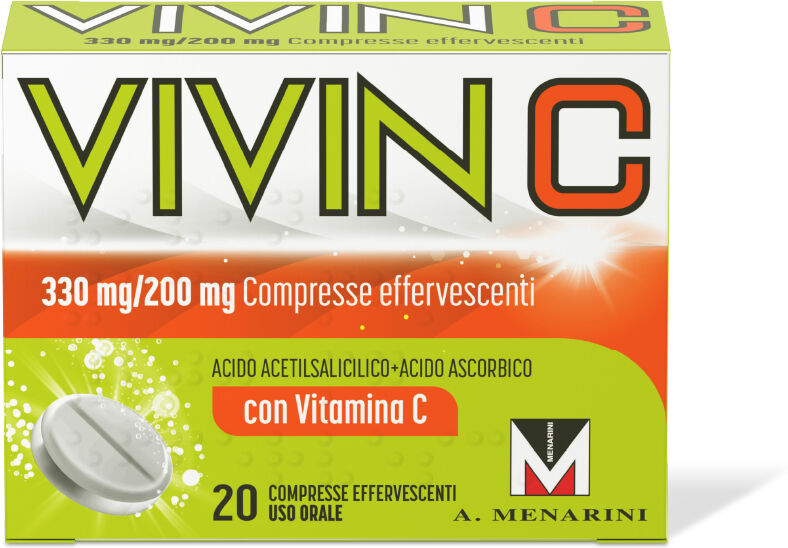 Vivin C 330 + 200 mg 20 Compresse Effervescenti