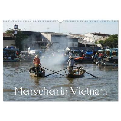 Menschen in Vietnam (Wandkalender 2027 DIN A3 quer), CALVENDO Monatskalender