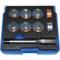 BGS, Fahrzeug Werkzeug, Reparatursatz für Öl-Ablass-Gewinde M14 x 1,25 mm